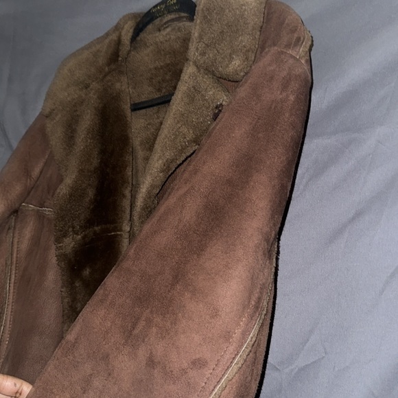 Vintage Brown long wool coat - Picture 7 of 14